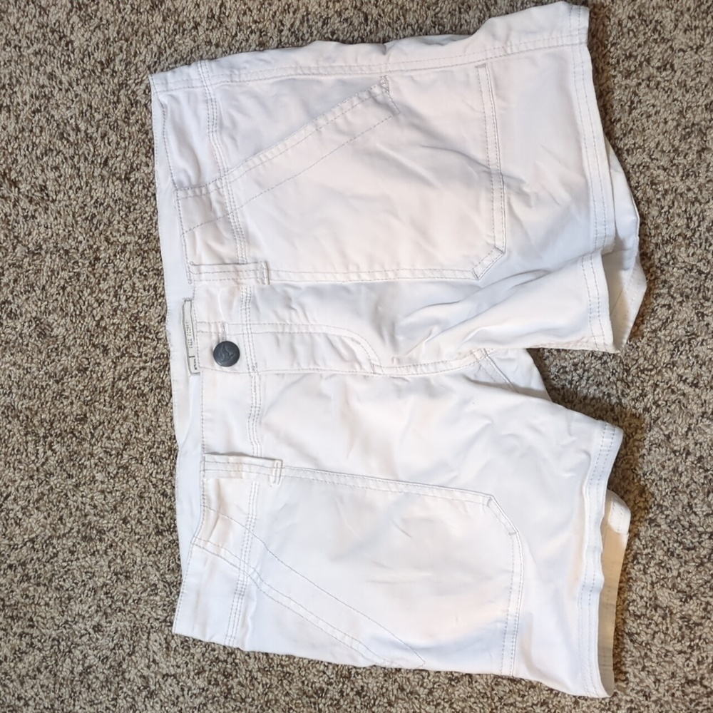 Free People White Denim Jean Shorts